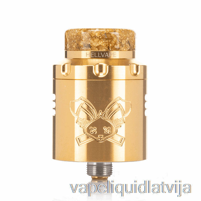 Hellvape Beigts Trusis V3 24mm Rda Zelta Vape šķidrums